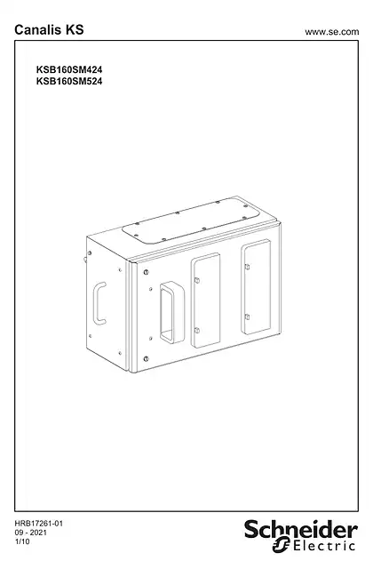schneider施耐德KSB160SM.24 - 160 A TAP-OFF UNITS FOR MODULAR DEVICES - 说明页
